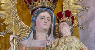 LA VIRGEN DEL ROSARIO DE CHARCAS, LLEGARÁ A LA CAPILLA DE SANTA ROSA DE LIMA,  EN EL INICIÓ DE LAS FIESTAS PATRONALES.